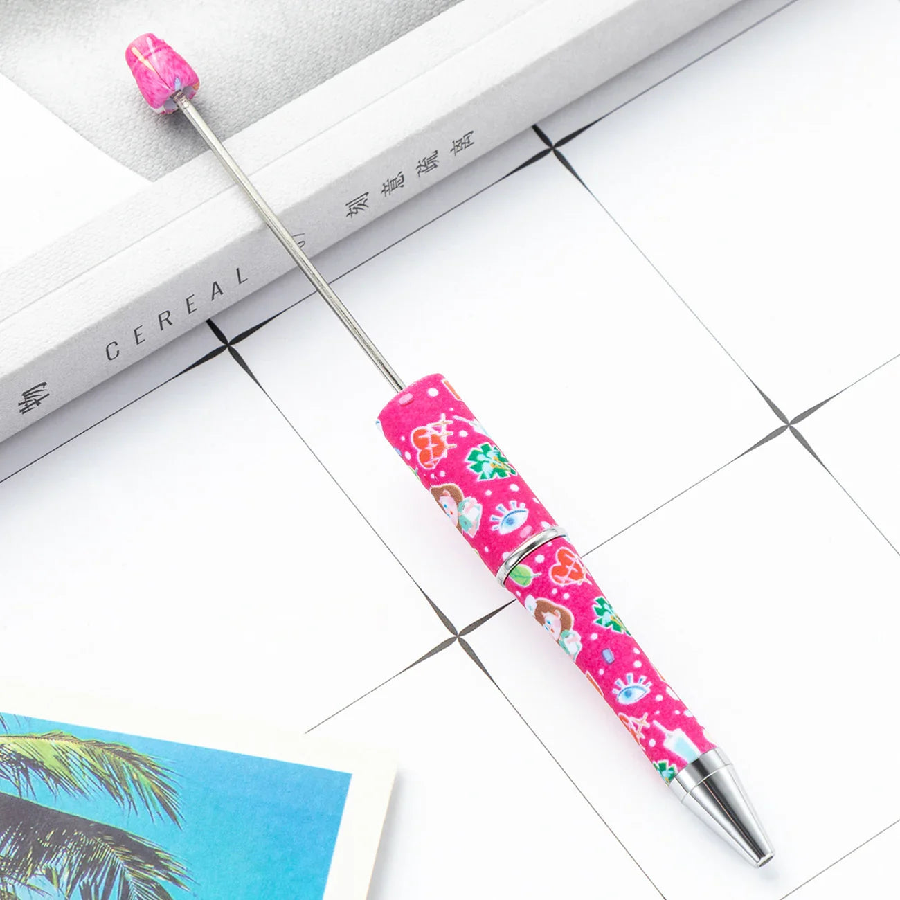 DIY Plastic Bead Pen Creative Nurses Day Bead Pen