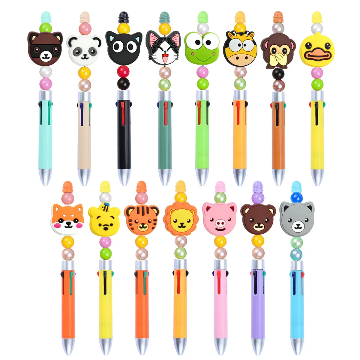 Cartoon Animal Beads Silicone Focus Beads