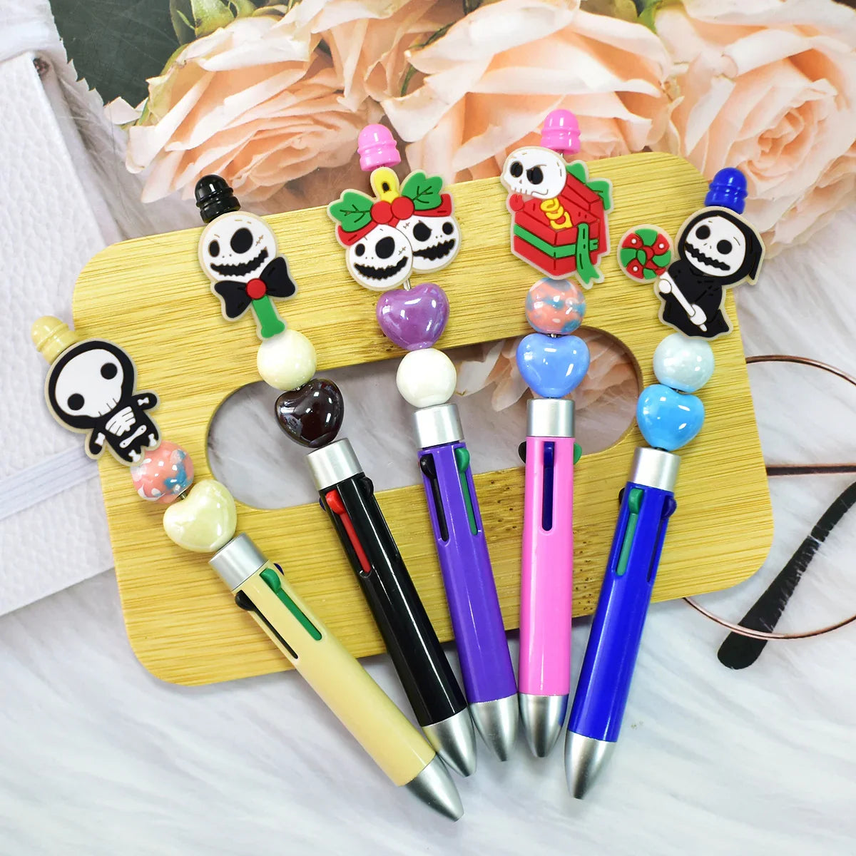 Halloween Bead Pen Accessories Silicone Focus Beads