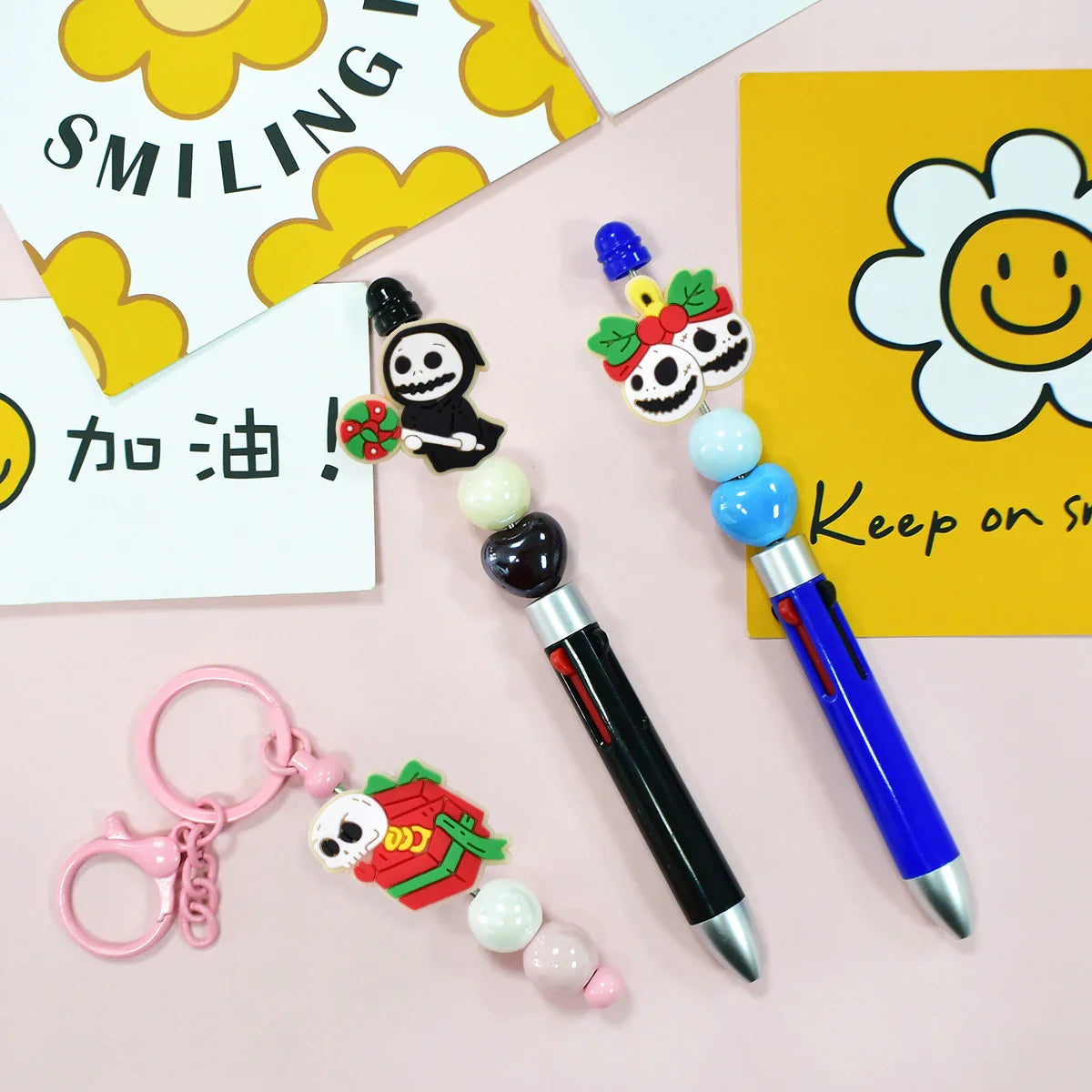 Halloween Bead Pen Accessories Silicone Focus Beads