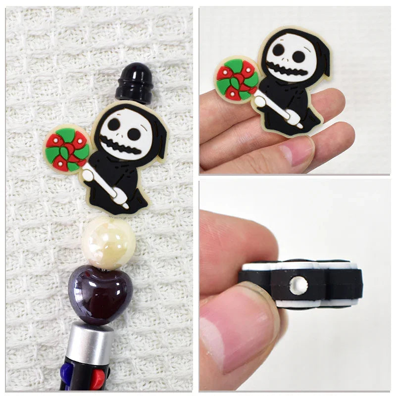 Halloween Bead Pen Accessories Silicone Focus Beads