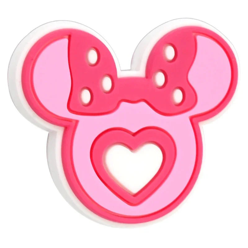 Colorful Mickey Head Series Silicone Focal Beads