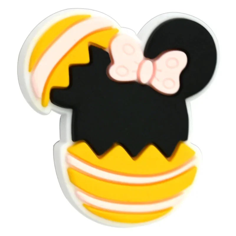 Colorful Mickey Head Series Silicone Focal Beads