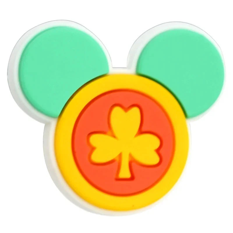 Colorful Mickey Head Series Silicone Focal Beads