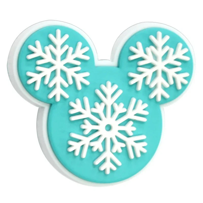 Colorful Mickey Head Series Silicone Focal Beads