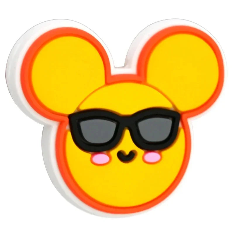 Colorful Mickey Head Series Silicone Focal Beads