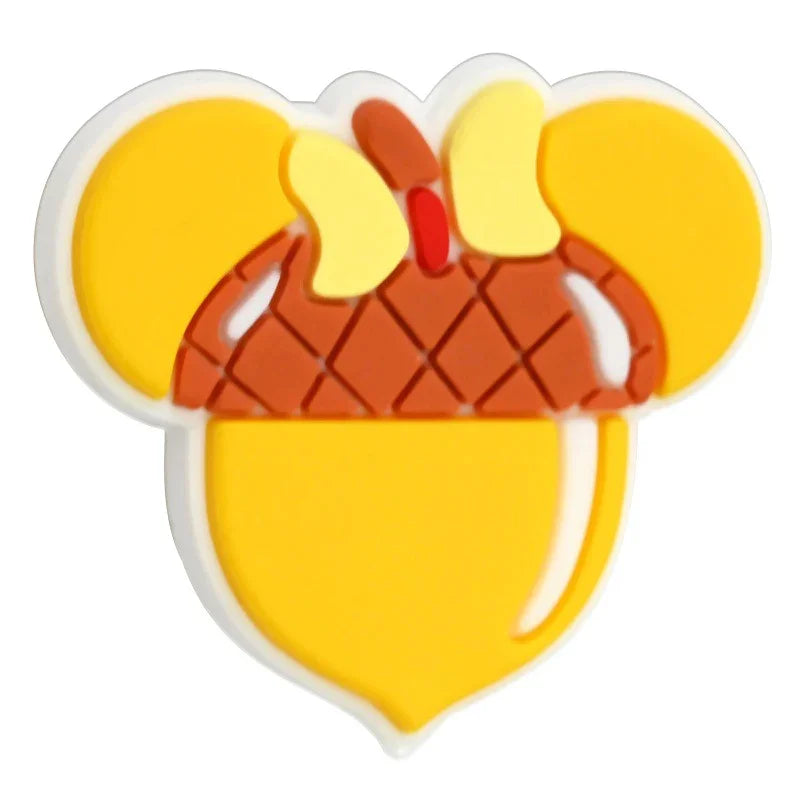 Colorful Mickey Head Series Silicone Focal Beads