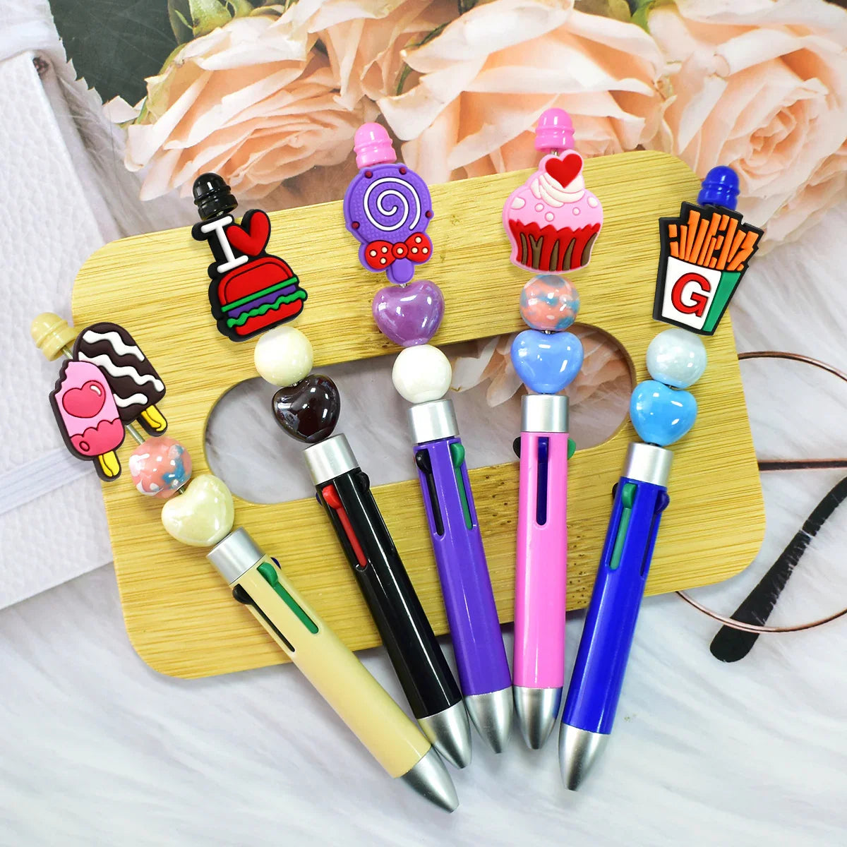Cartoon Cute Food Series Silicone Focal Beads