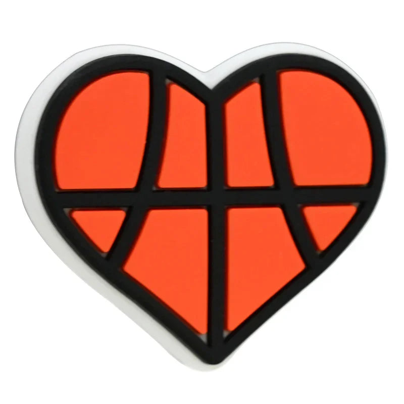 Cartoon Sports Series Ball Silicone Focal Beads