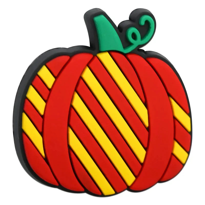 Halloween Pumpkin Series Silicone Focal Beads
