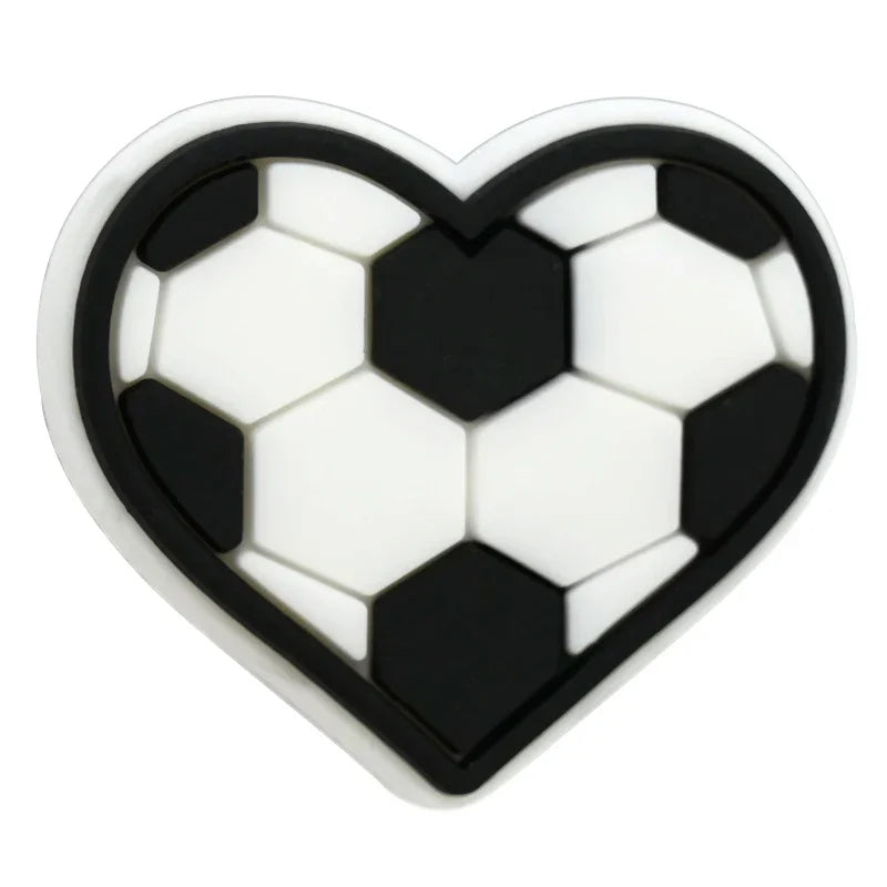 Cartoon Sports Series Ball Silicone Focal Beads