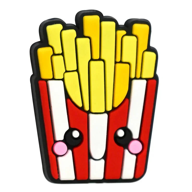 Cartoon Food Series Silicone Focal Beads