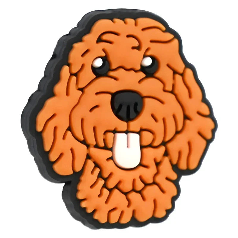 Cute Cartoon Puppy Silicone Focal Bead