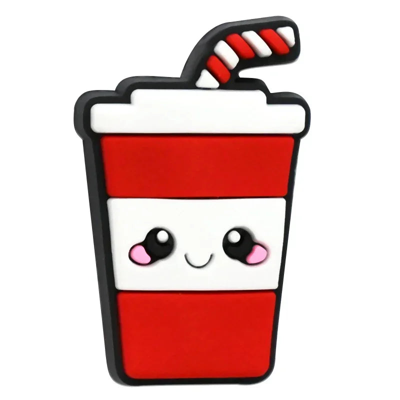 Cartoon Food Series Silicone Focal Beads