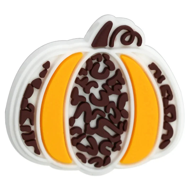 Halloween Pumpkin Series Silicone Focal Beads