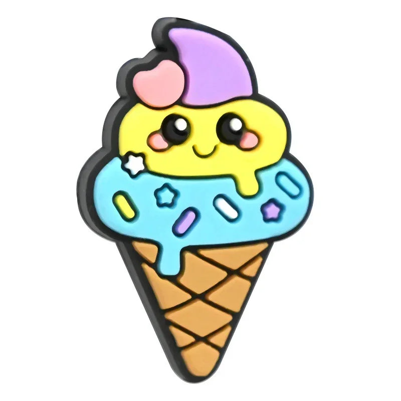 Cartoon Food Series Silicone Focal Beads