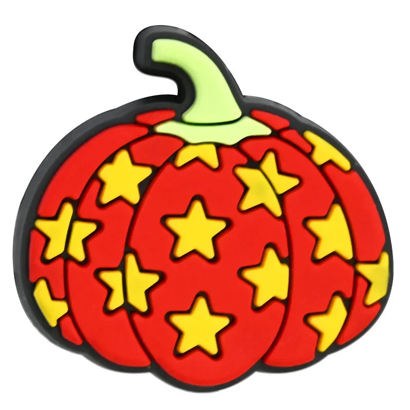 Halloween Pumpkin Series Silicone Focal Beads