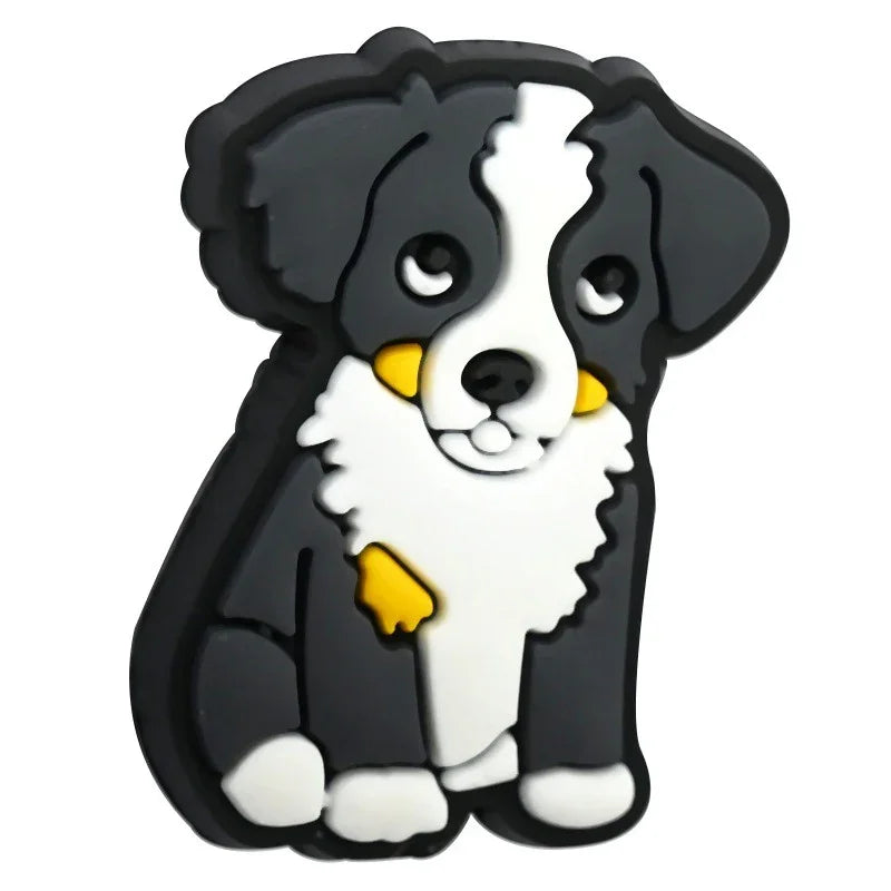 Cute Cartoon Puppy Silicone Focal Bead