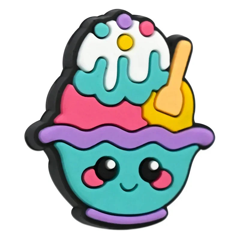 Cartoon Cute Food Series Silicone Focal Beads