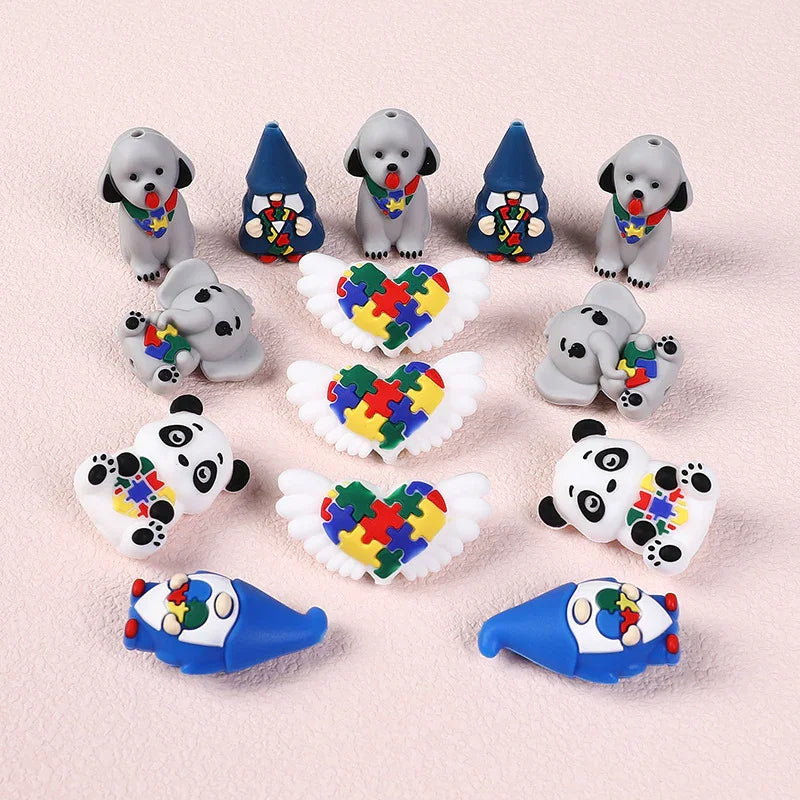 Caring for Autism Silicone Focal Beads