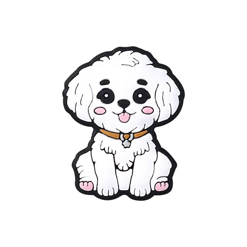 Love Dog Silicone Focal Beads