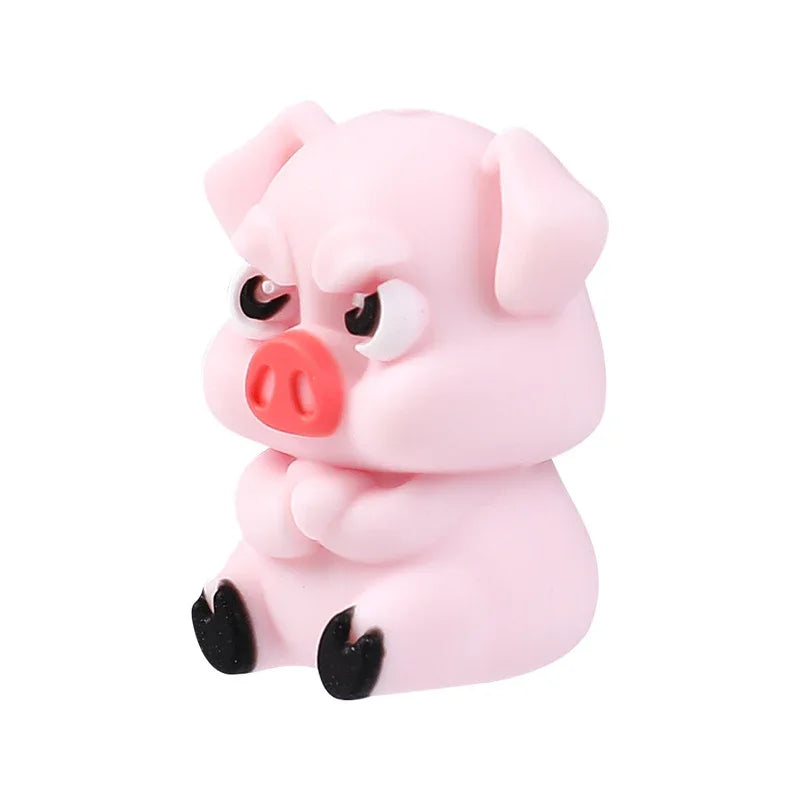 Little Bear 3D Silicone Bead Jewelry Cartoon Yellow Duck Silicone Focal Bead