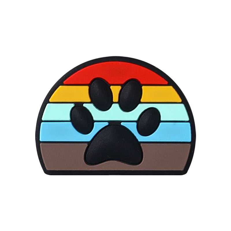 Love Dog Silicone Focal Beads