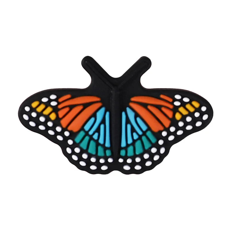 Cartoon Butterfly Silicone Focal Bead