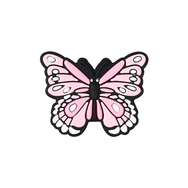 Cartoon Butterfly Silicone Focal Bead