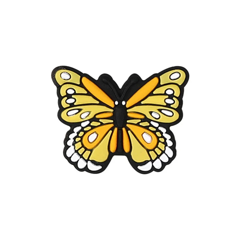 Cartoon Butterfly Silicone Focal Bead