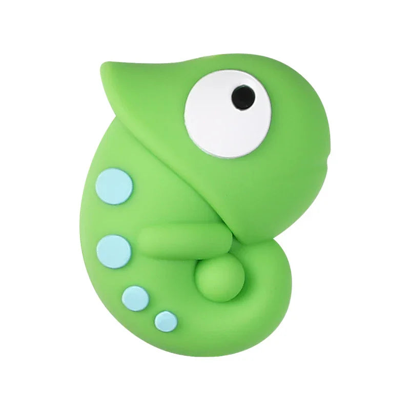Cartoon Salamander 3D Silicone Focus Beads