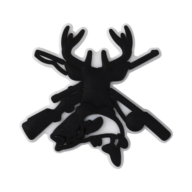 Hunting Season Cartoon Silicone Focus Beads