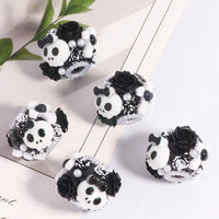 White Skull with Black Bottom