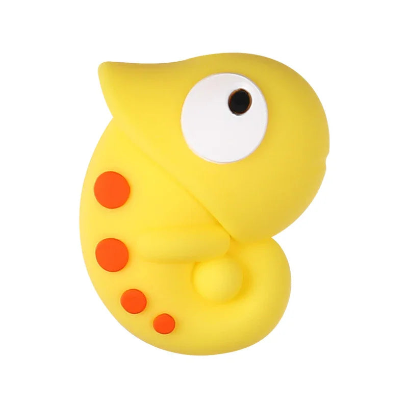 Cartoon Salamander 3D Silicone Focus Beads