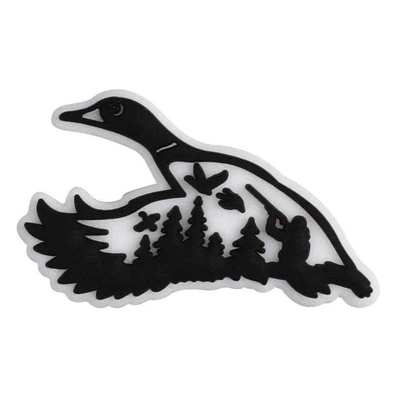 Hunting Season Cartoon Silicone Focus Beads