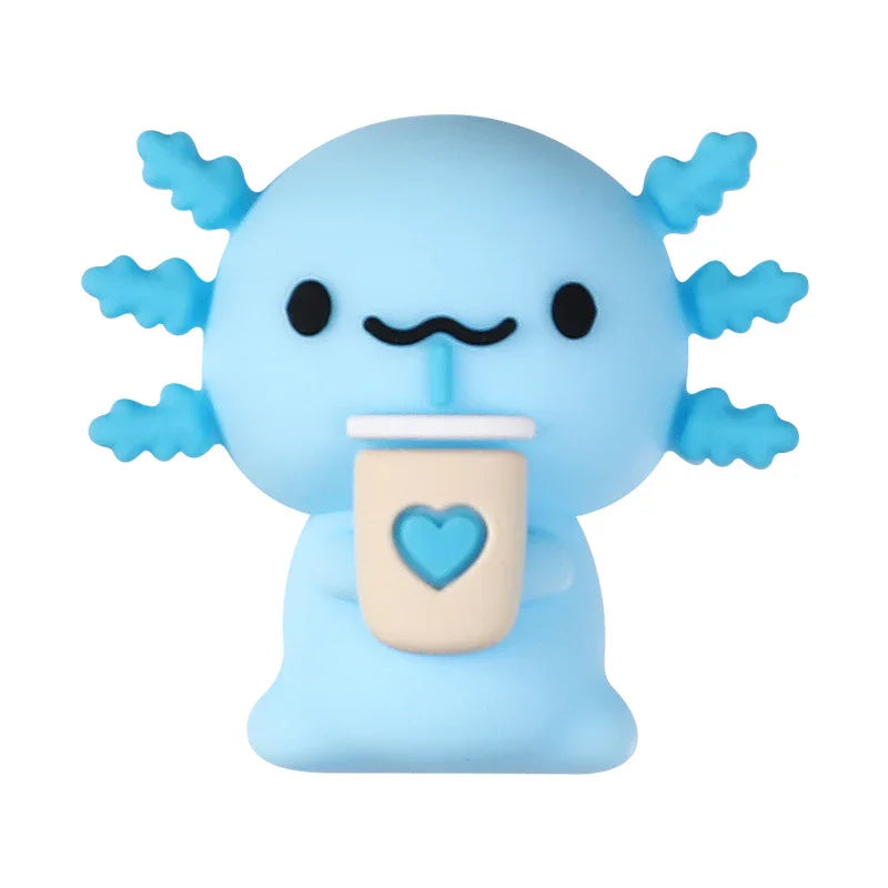 Cartoon Salamander 3D Silicone Focus Beads