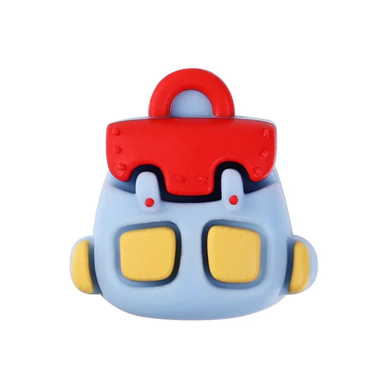 Graduation Season Theme Bachelor Hat Trophy 3D Silicone Focus Beads