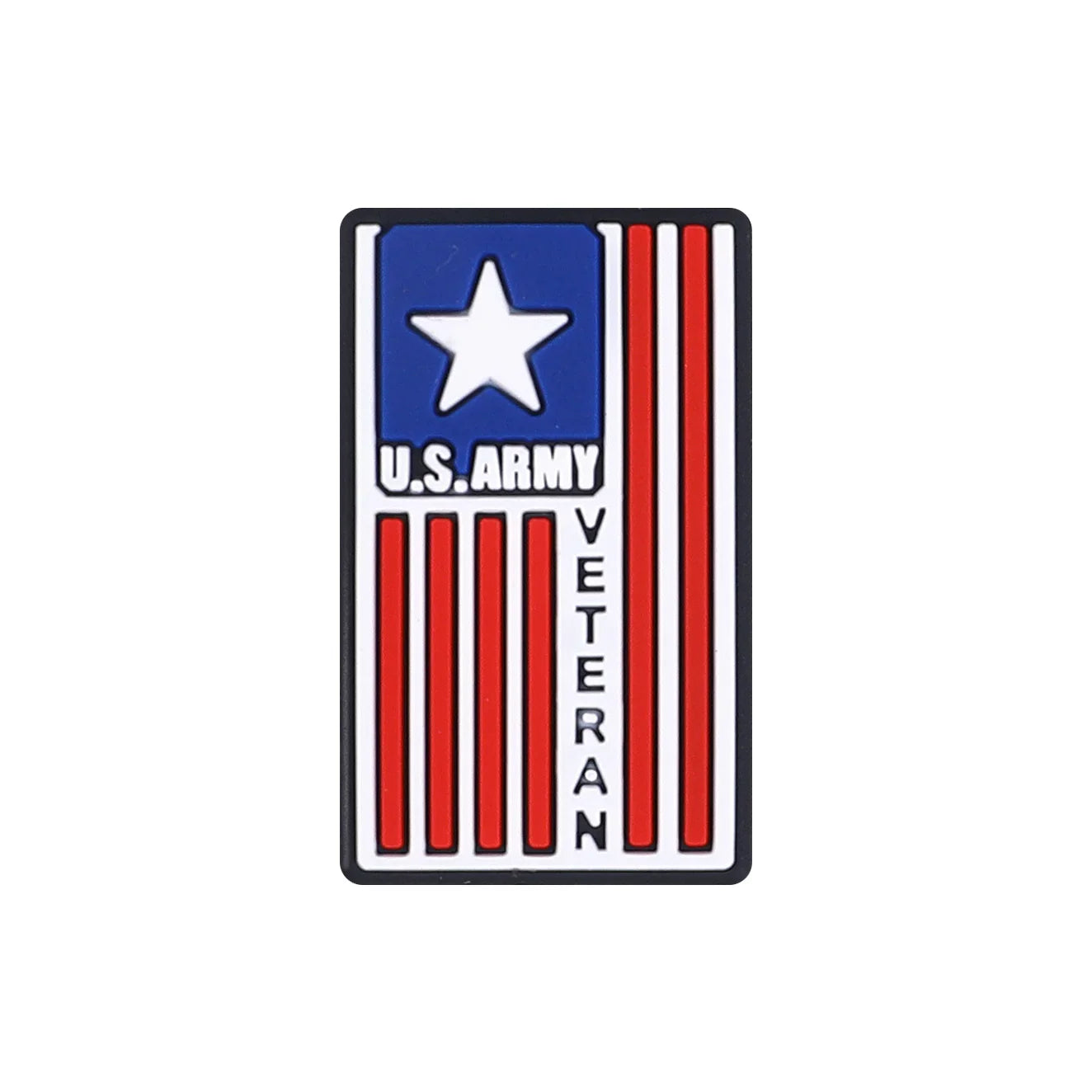 USA Flag Figure Skull Silicone Focus Beaded