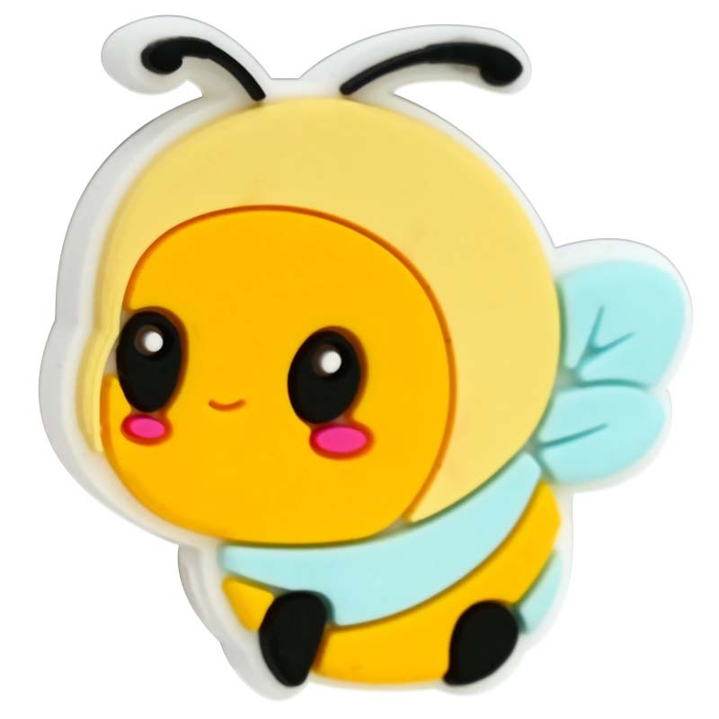 Cute Little Bee Silicone Focus Beads In Various Shapes