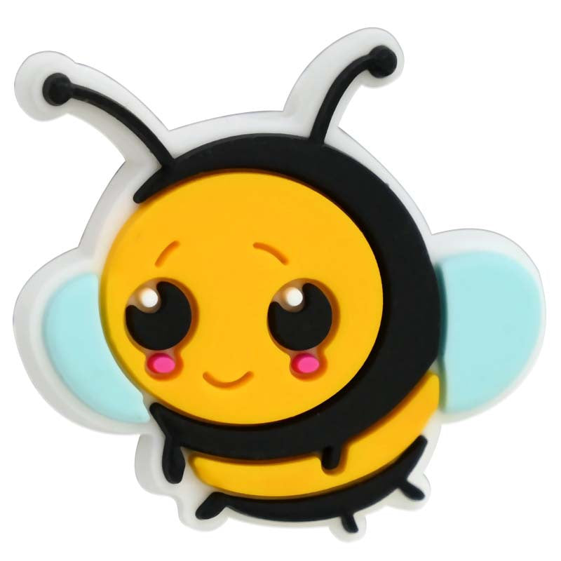 Cute Little Bee Silicone Focus Beads In Various Shapes