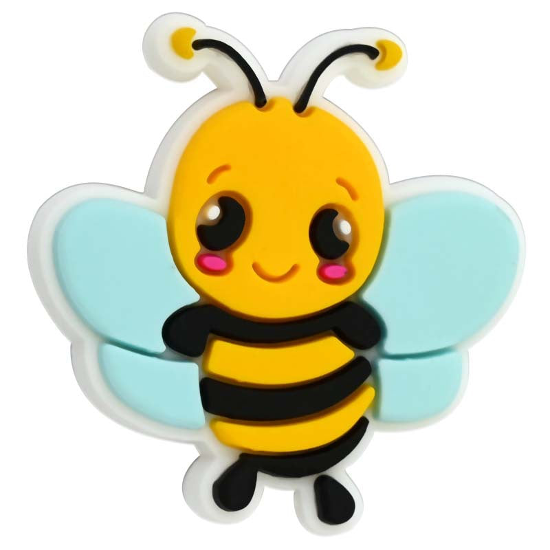 Cute Little Bee Silicone Focus Beads In Various Shapes