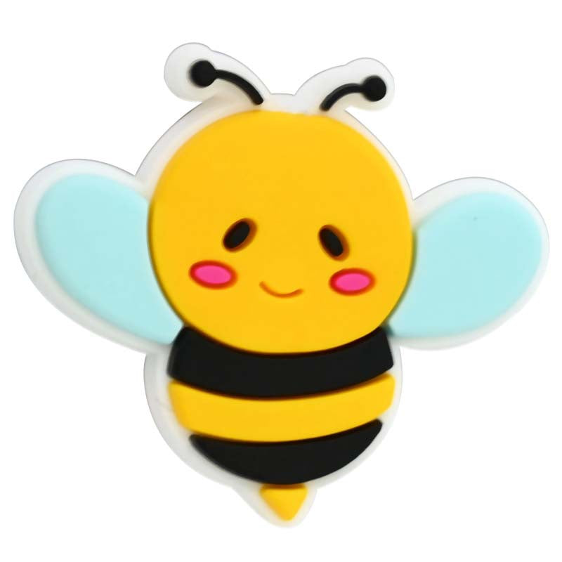 Cute Little Bee Silicone Focus Beads In Various Shapes