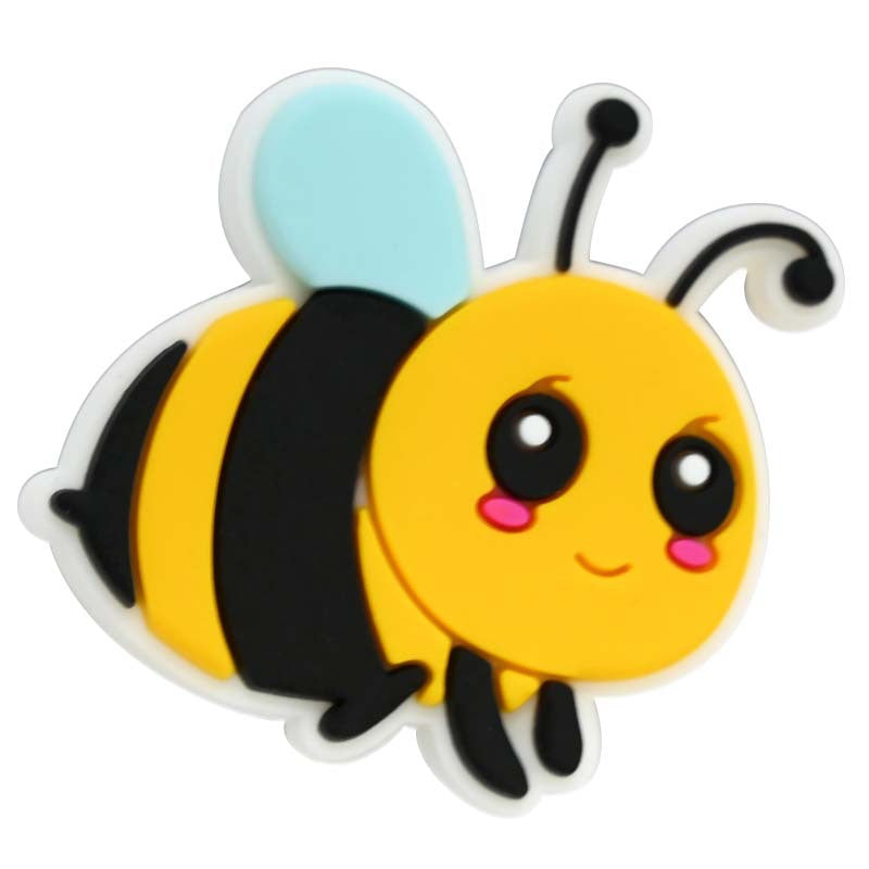 Cute Little Bee Silicone Focus Beads In Various Shapes