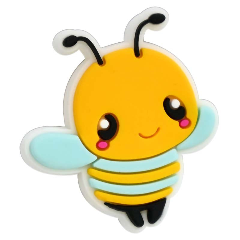 Cute Little Bee Silicone Focus Beads In Various Shapes
