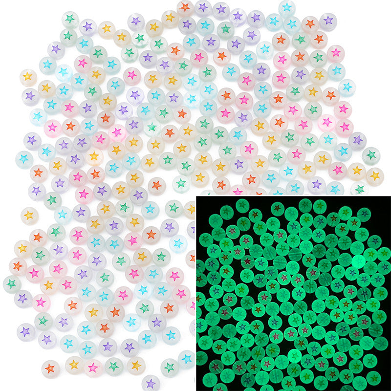 100PCS Acrylic Alphabet & Number Beads - 4x7mm Colorful Round Flat | Acrylic Bead for DIY Bracelet Keychain Jewelry Making