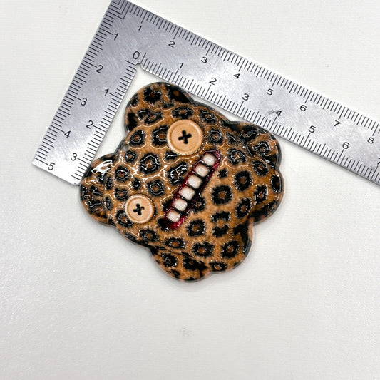 Creepy Cute Ugly Monster Acrylic Focal Beads, Funny Human Teeth Button Eyes Animal Charms for DIY Beadable Pens, Keychains & Oddity Crafts