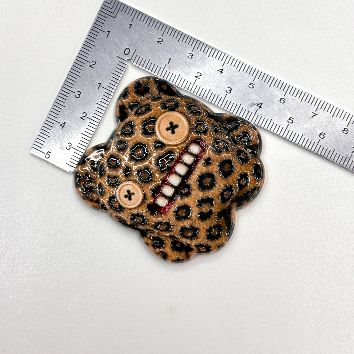 Creepy Cute Ugly Monster Acrylic Focal Beads, Funny Human Teeth Button Eyes Animal Charms for DIY Beadable Pens, Keychains & Oddity Crafts