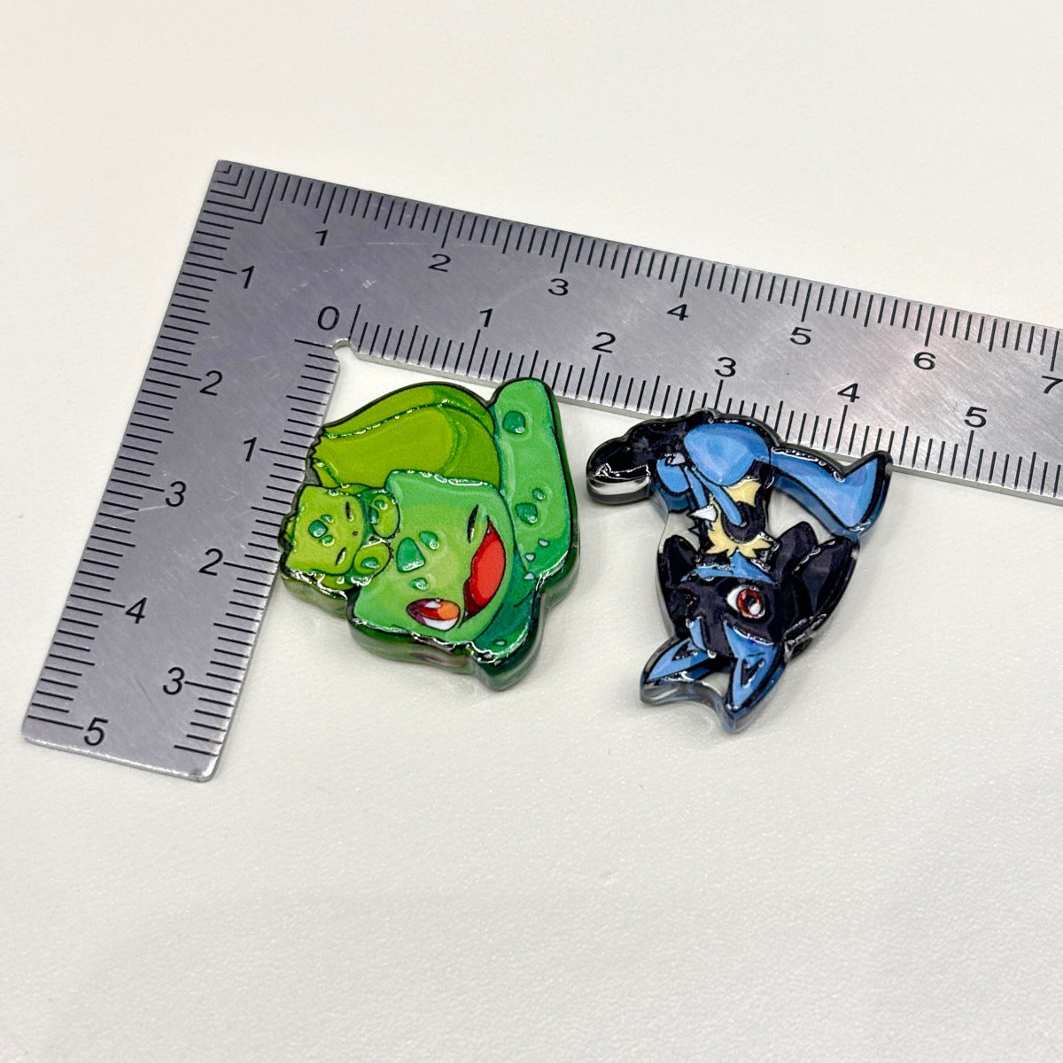 Cute Anime Monster Creature Acrylic Focal Beads, Winter Hat Electric Mouse & Flame Dragon Slide Beads for DIY Beadable Pens, Keychains & Gamer Crafts