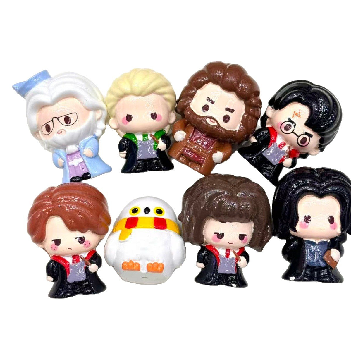 Kawaii Wizard Academy Acrylic Focal Beads, 3D Chibi Magic School Student & Spell Potion Pendants for DIY Beadable Pens & Keychains