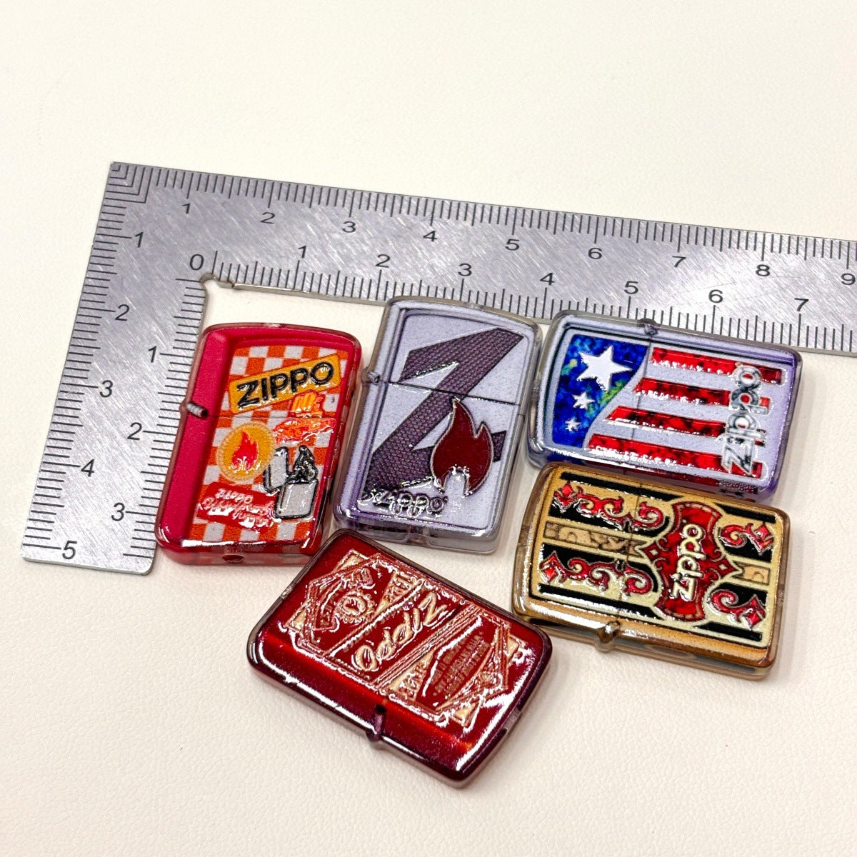 Vintage Windproof Flip-Top Lighter Acrylic Focal Beads, Retro Flame & Antique Engraved Pocket Tool Beads for DIY Beadable Pens & Keychains